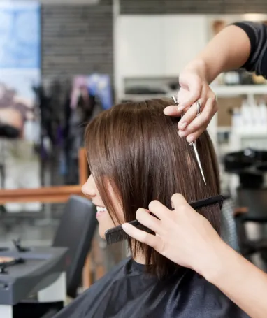 Hair Cut at Hair Time Salon